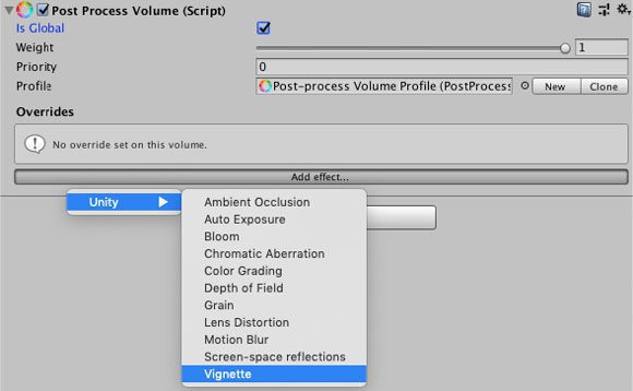 Setting up Post Processing V2 in SineSpace