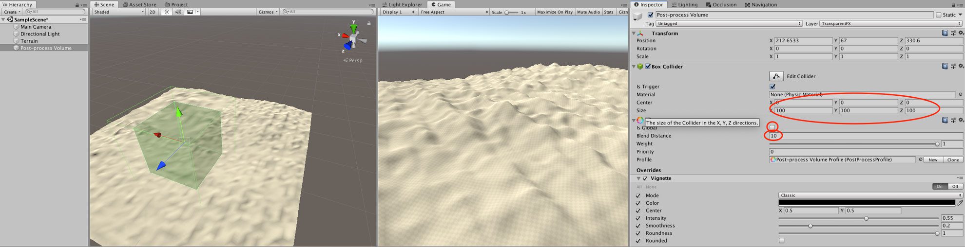 Setting up Post Processing V2 in SineSpace
