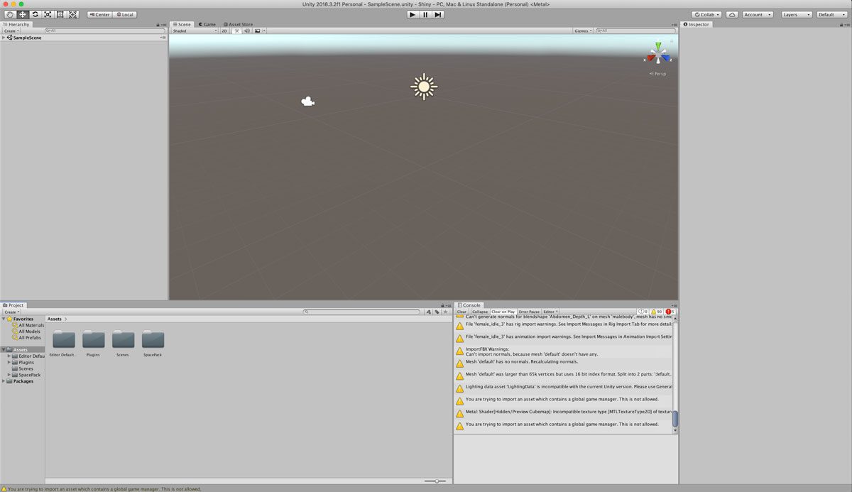 Unity console separate panel