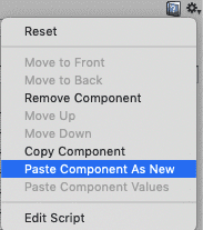 Paste Component As New