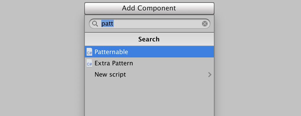 Add Patternable