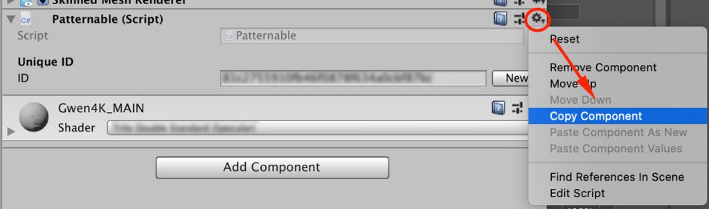 Copy The Component