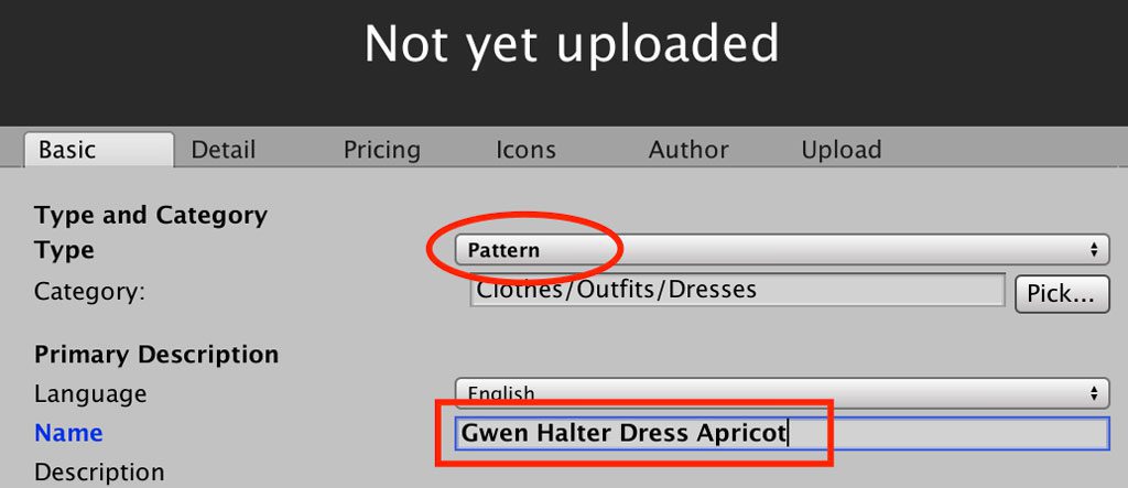 Setting the Extra Pattern Unique Name